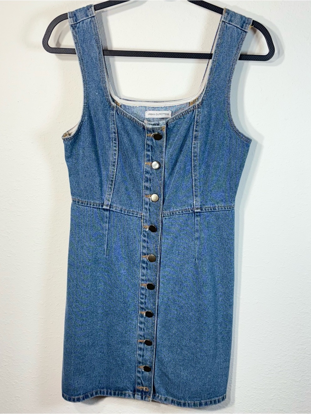 Urban Outfitters Blue Denim Overall Dress
Square Neck Button-Down Size 6